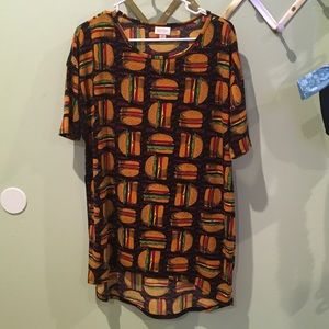 Lula roe hamburger Irma tunic *Rare*